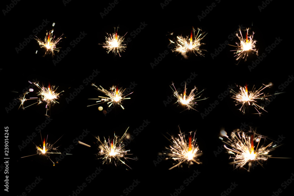 Many glittering lights on Christmas and New Year's Day Many glittering lights on Christmas and New Year's Day