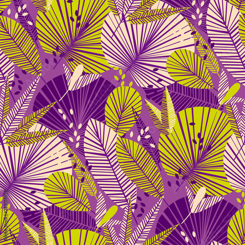 abstract tropical seamless pattern for background