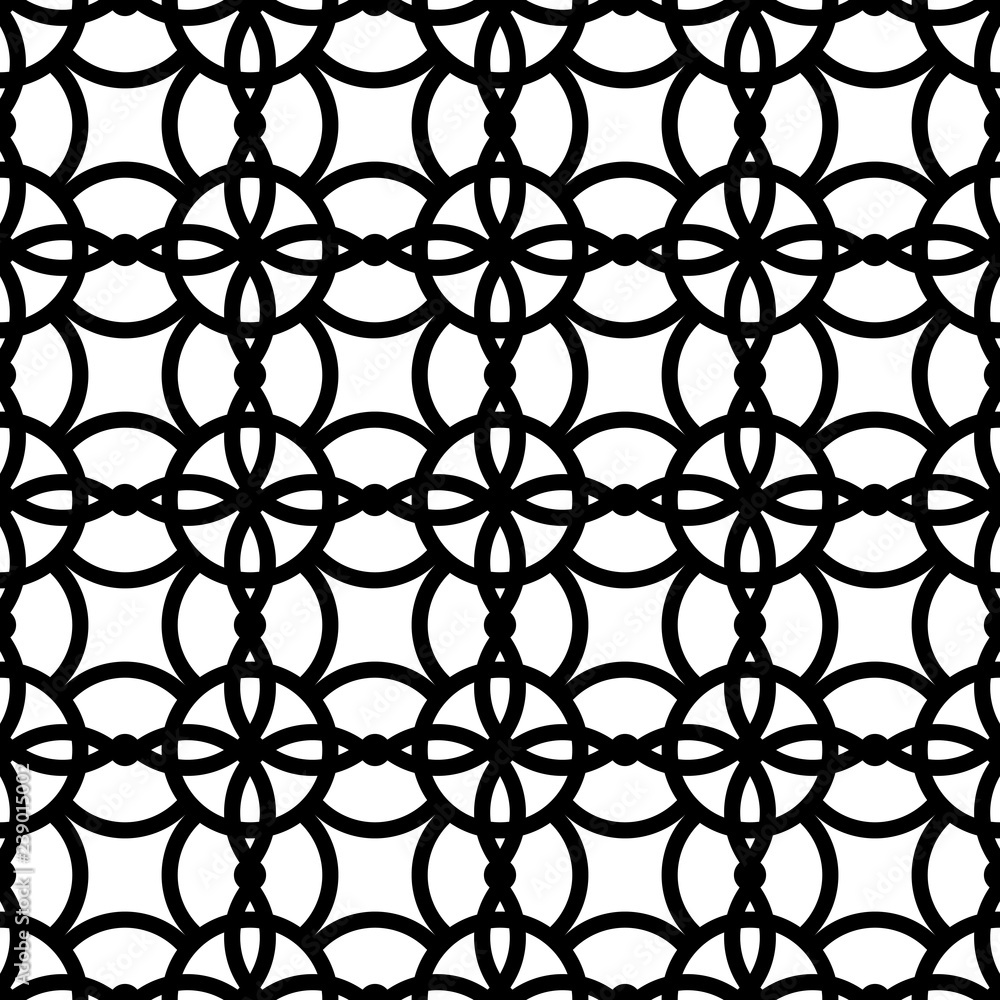 Fototapeta premium Design seamless monochrome grating pattern