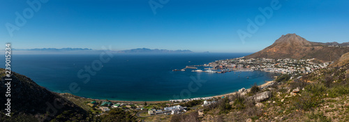 A panoramic view on Simonstown and the false bay