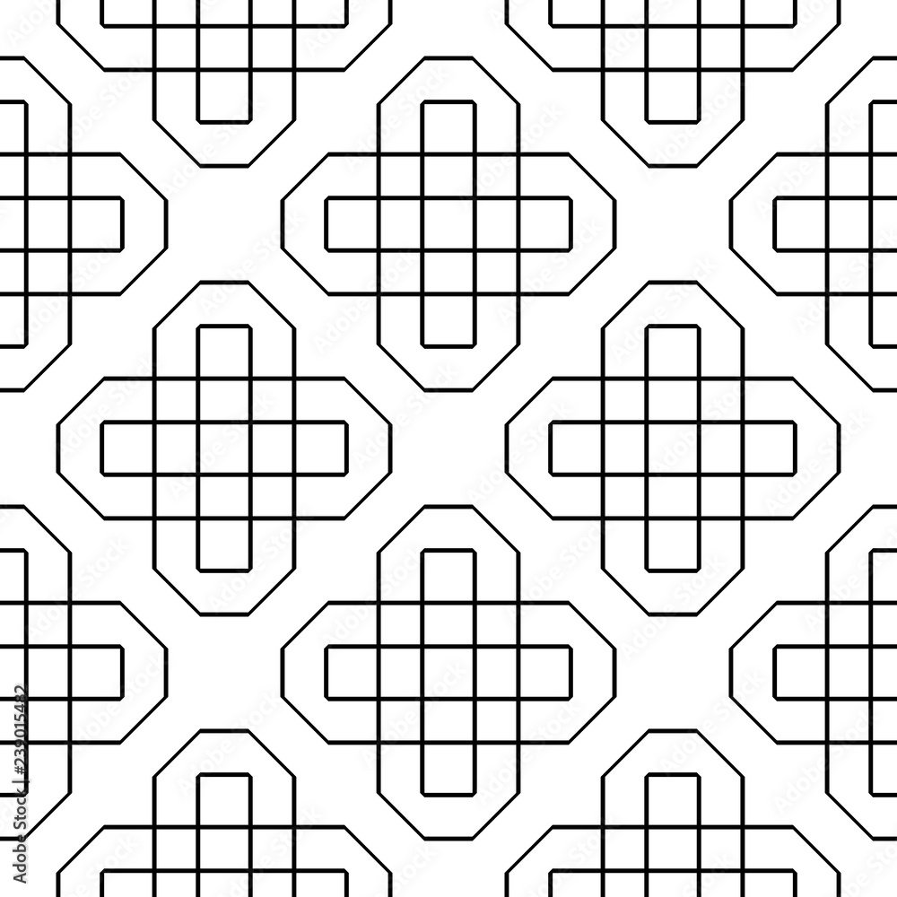 Design seamless monochrome geometric pattern Design seamless monochrome geometric pattern