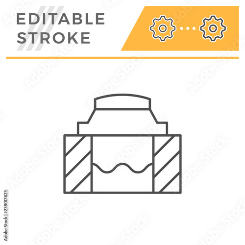 Sewer hatch line icon