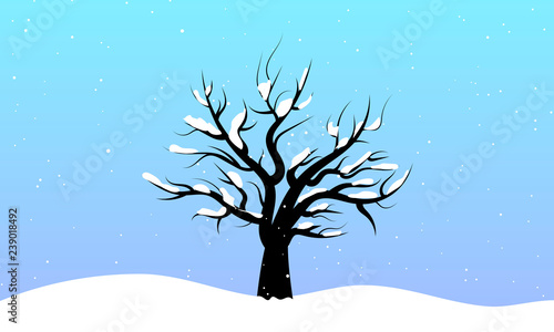 winter lonely tree © kraft2727