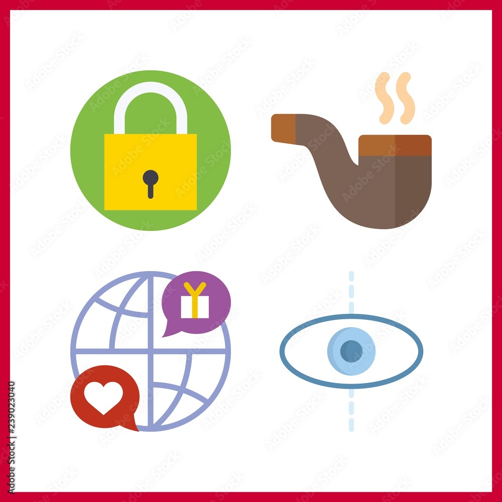 4 system icon. Vector illustration system set. pipe and internet icons for system works 4 system icon. Vector illustration system set. pipe and internet icons for system works