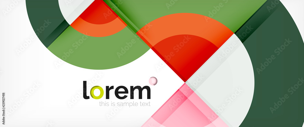 Multicolored round shapes abstract background Multicolored round shapes abstract background
