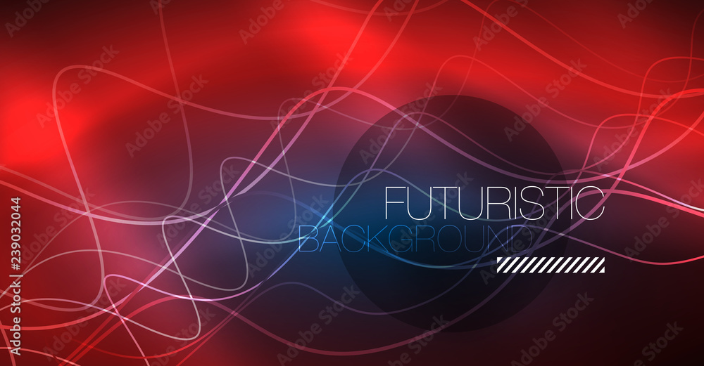 Glowing abstract wave on dark, shiny motion, Christmas and New Year magic space light. Techno abstract background Glowing abstract wave on dark, shiny motion, Christmas and New Year magic space light. Techno abstract background