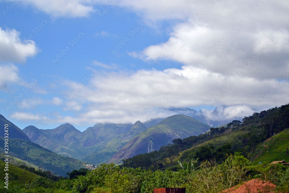 landscape in the mountains. Secretary, Rio de Janeiro