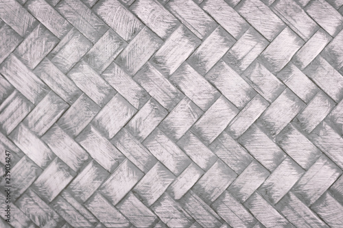Old bamboo woven handcraft patterns background