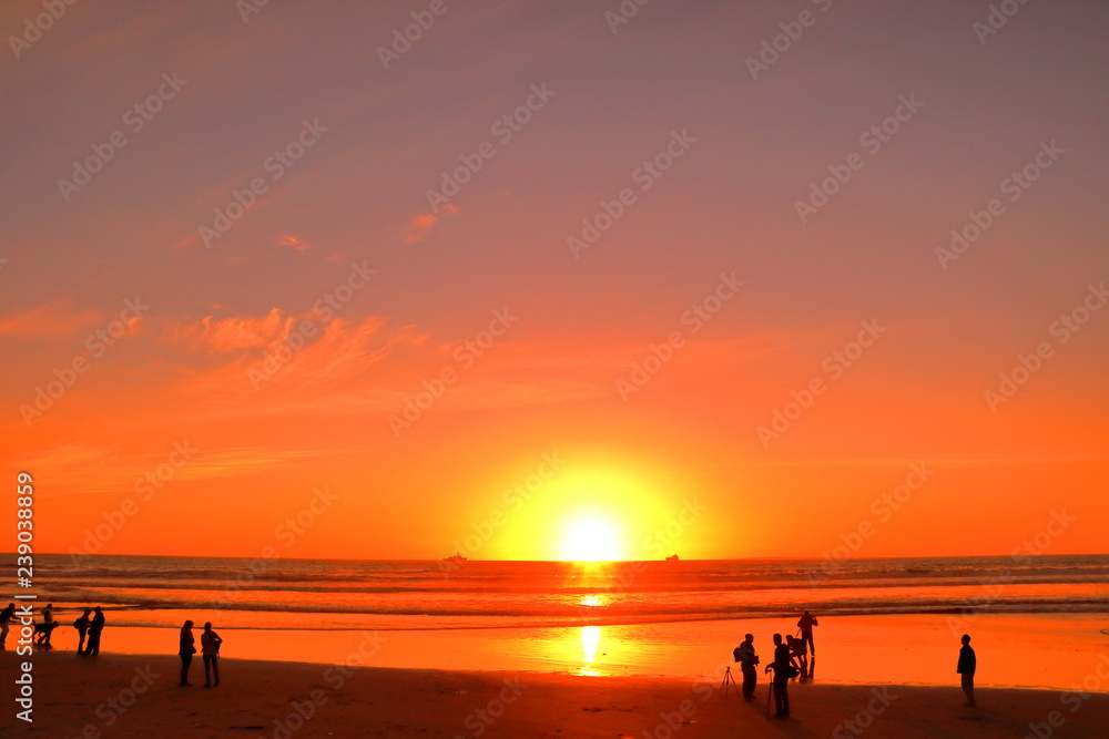 Fototapeta premium Sunset hunters