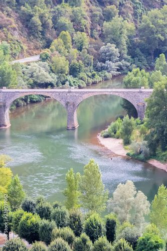 Ambialet, pont sur le Tarn, France