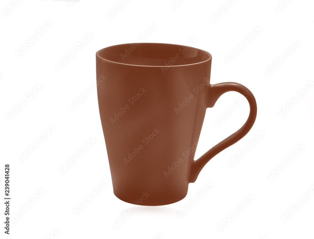 ceramic cup on white background ceramic cup on white background