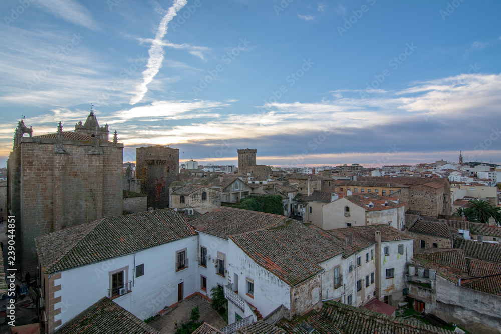 Old town of Caceres, Spain
