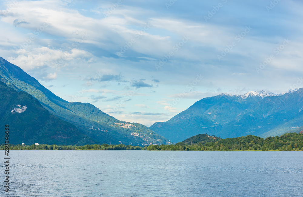 Lake Como summer view, Italy Lake Como summer view, Italy