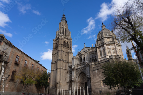 The Primate Cathedral of Saint Mary of Toledo, one of the three 13th-century High Gothic cathedrals in Spain and considered the magnum opus of the Spanish Gothic style