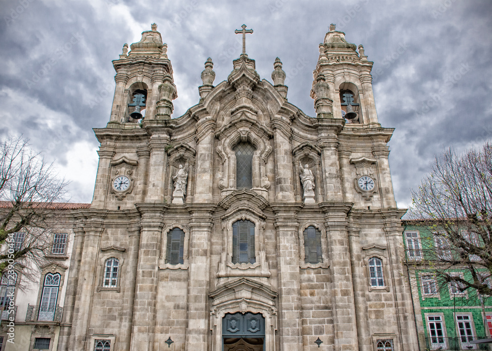  Cathedral With Clouds, Braga, Portugal