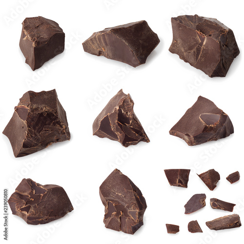 collection of chocolate pieces