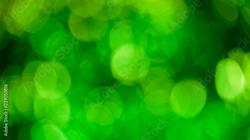 Colorful Abstract Ultra Green bokeh background. 2019.
