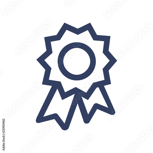Line icon badge isolated on white background. Vector illustration.