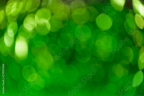 Colorful Abstract Ultra Green bokeh background. 2019.