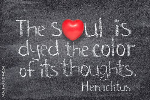 Photography soul is dyed Heraclitus