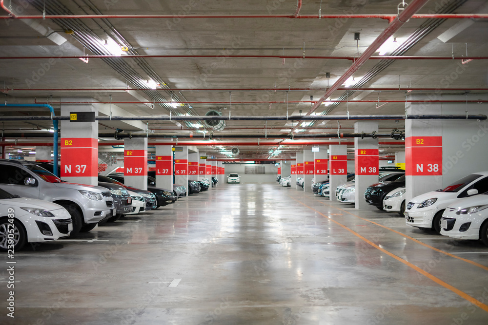 Parking Garage Interior Shot, Underground Car Garage Costa Rica