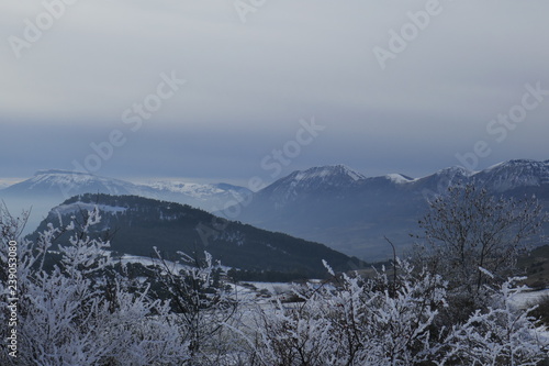 ciel de neige sur Gap photo