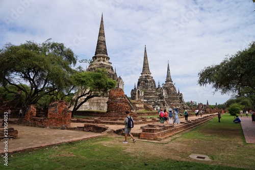temple in ayutthaya thailand © ATIPPORN
