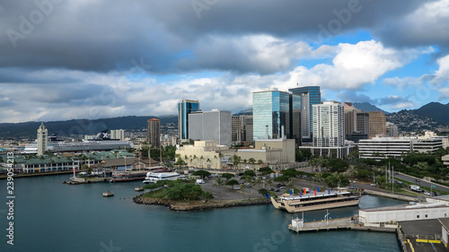Hawaii view of the city