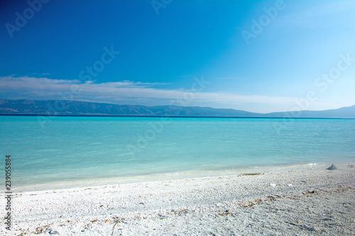 Beach of Calis Fethiye turkish aegean coast, Turkey