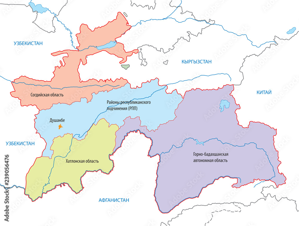 Tajikistan's Map