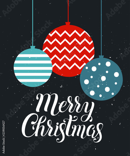 Merry Christmas and Happy New Year poster