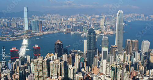 Wallpaper Mural Hong Kong cityscape Torontodigital.ca