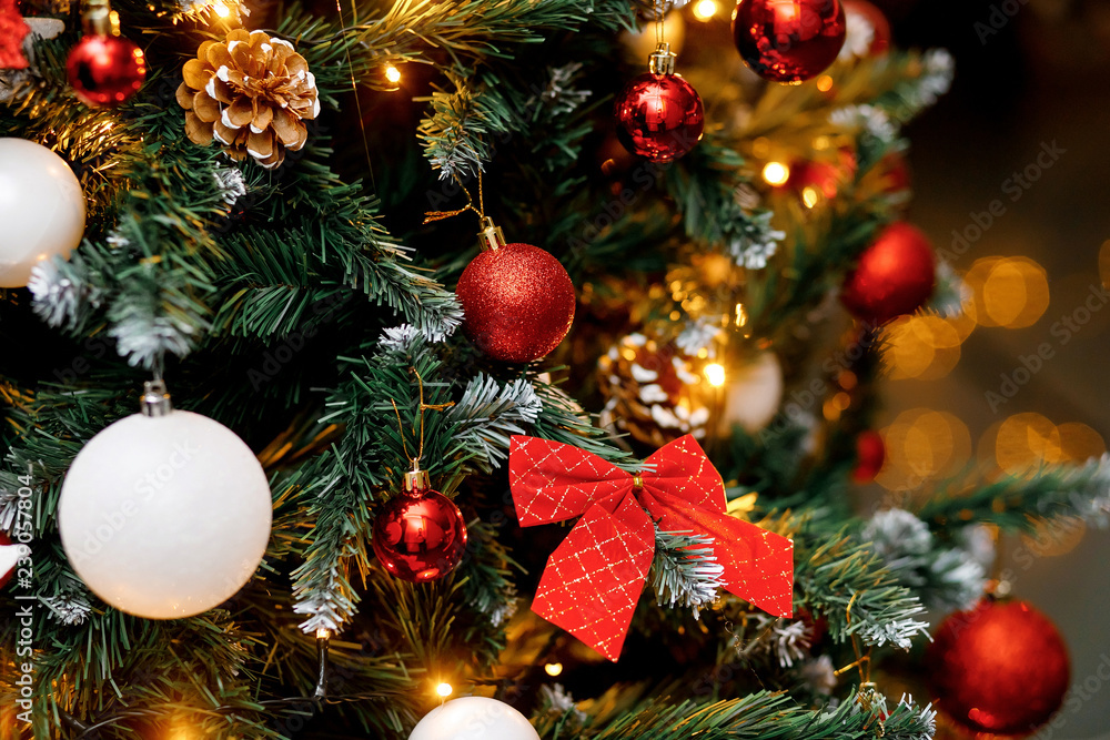 christmas tree and decorations christmas tree and decorations