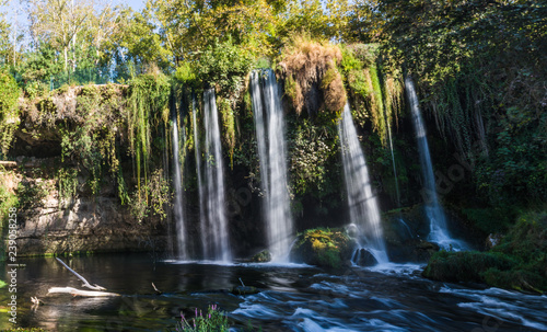 Famous Kursunlu Waterfalls in Antalya Turkey