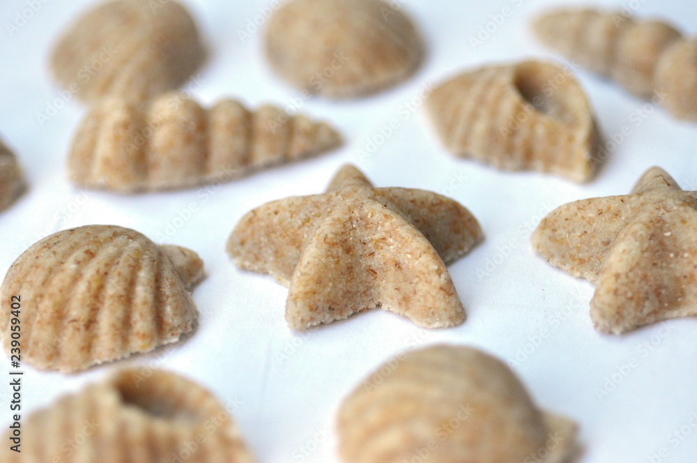 Marzipan mock Sea Shells Marzipan mock Sea Shells