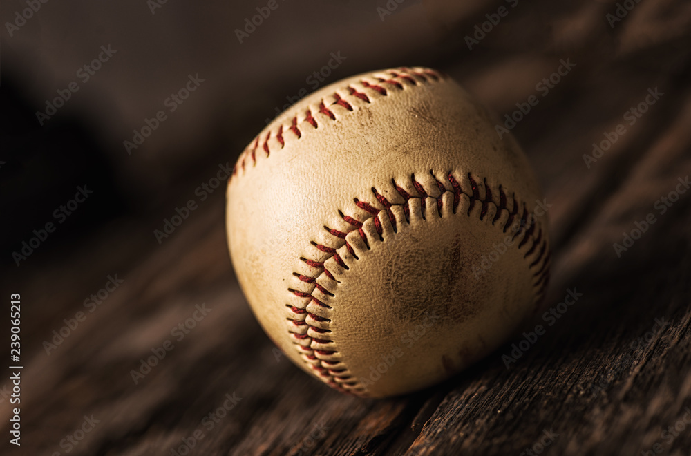Baseball close up Baseball close up