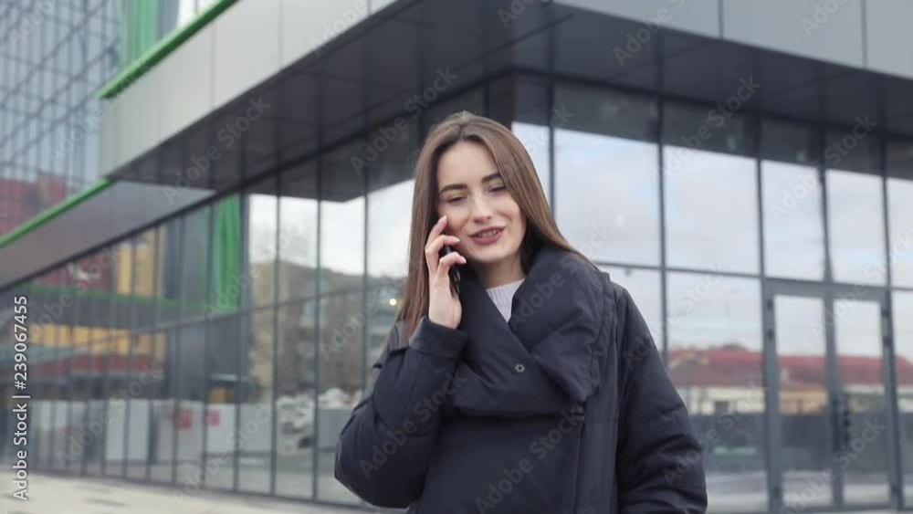 Attractive European brunette girl with glasses Attractive European brunette girl with glasses