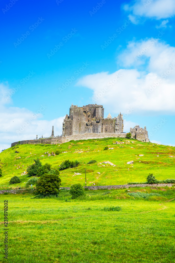 Rock of Cashel and ancient castle, Ireland