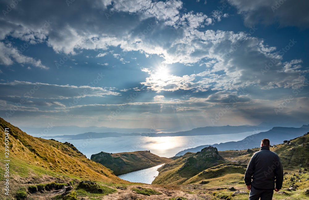 The Old Man Of Storr on the Isle of Skye during sunrise