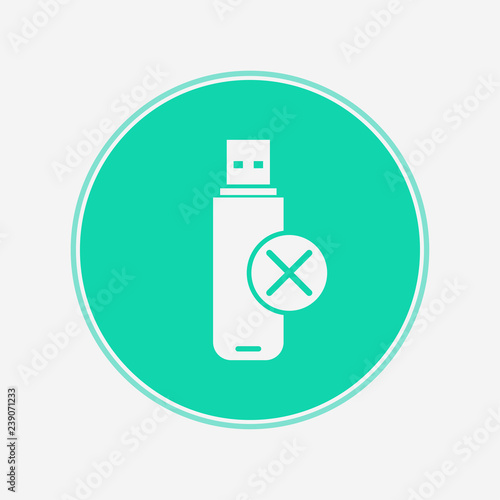 Pen drive vector icon sign symbol