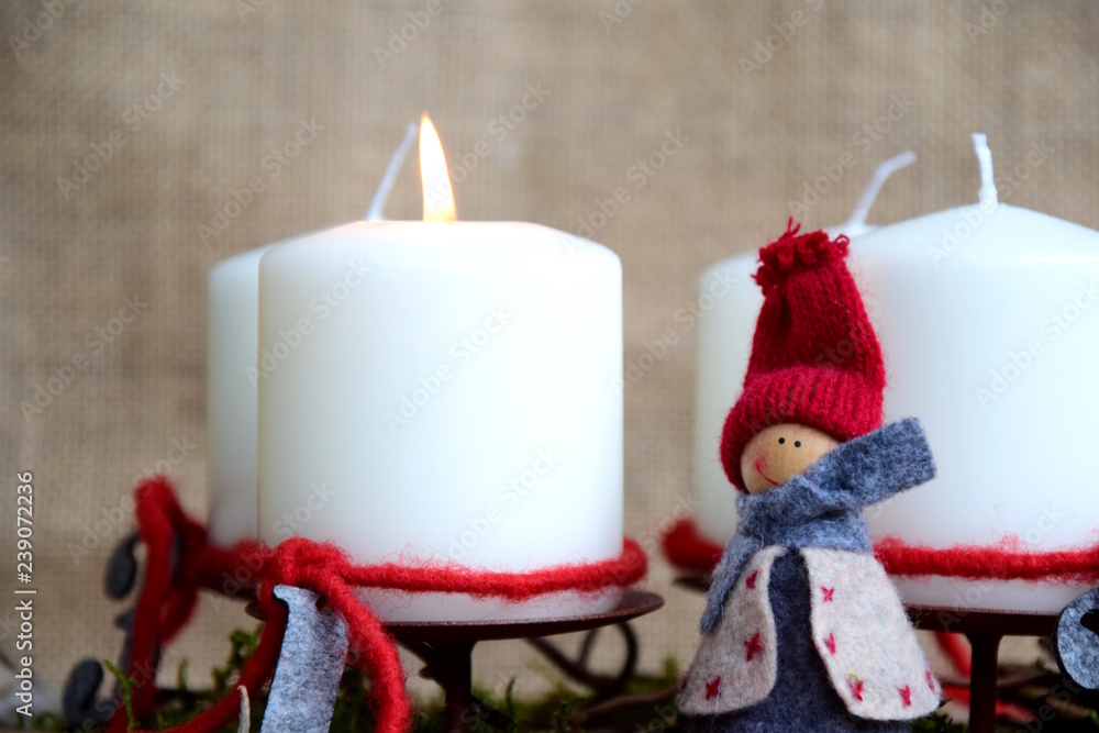 Advent, Adventskranz, Weihnachten, Wichtel Advent, Adventskranz, Weihnachten, Wichtel