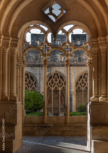 Fototapeta Naklejka Na Ścianę i Meble -  Monastery of Santa Maria de Santes Creus, a Cistercian monastery in Catalonia, Spain. 