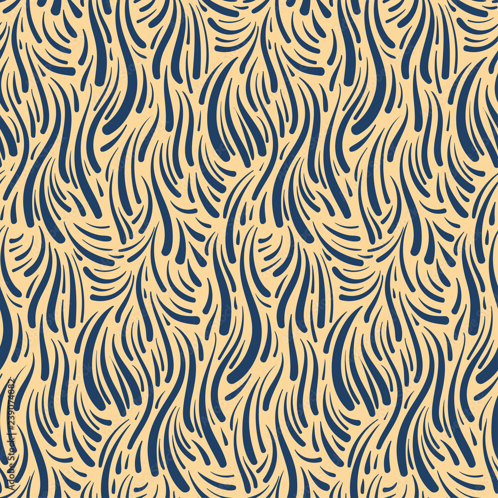 Abstract vector seamless pattern with grunge brushes. Graphic ornament. Abstract vector seamless pattern with grunge brushes. Graphic ornament.