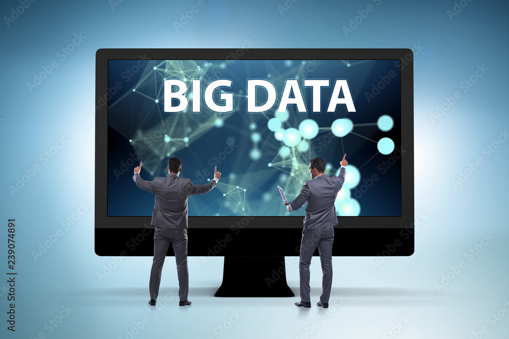 Big data concept with data mining analyst Big data concept with data mining analyst