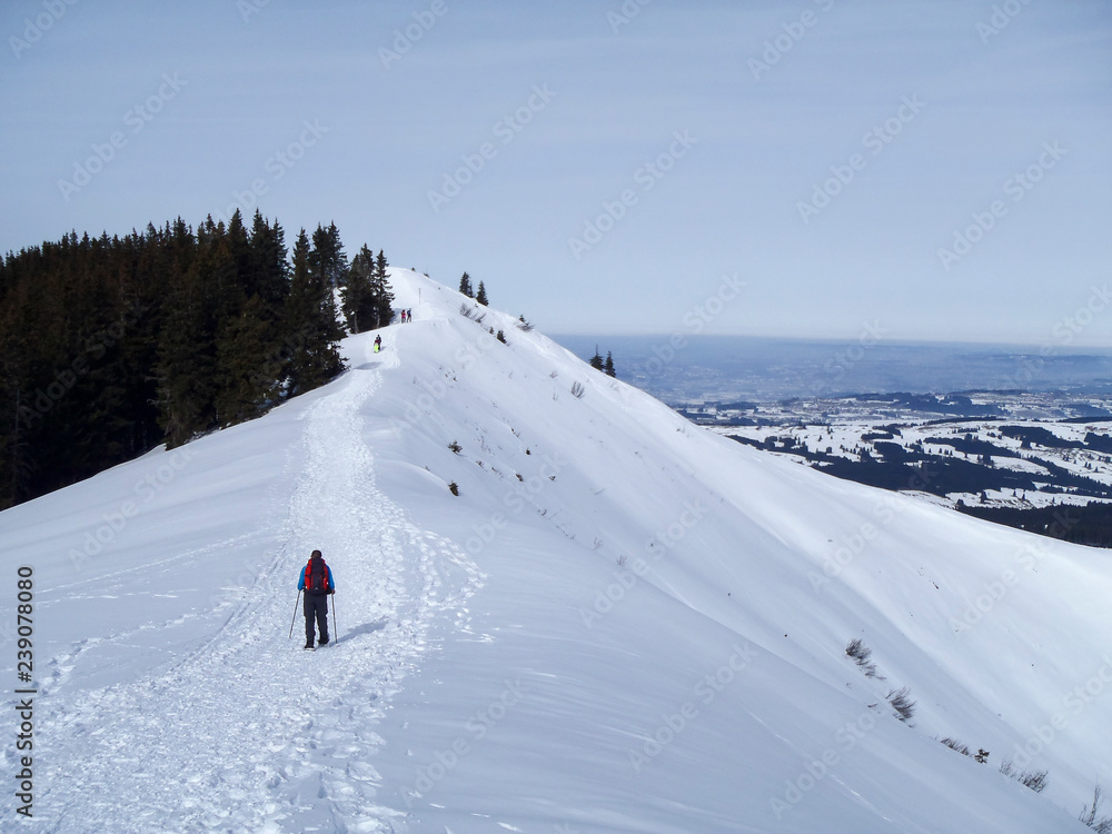Winter trail Obergschwend, Wertacher Hoernle