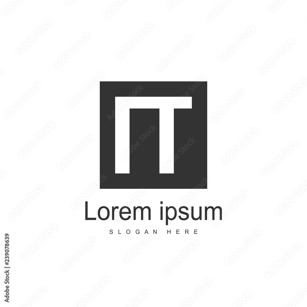 Initial Letter NT Logo Template Vector Design Initial Letter NT Logo Template Vector Design