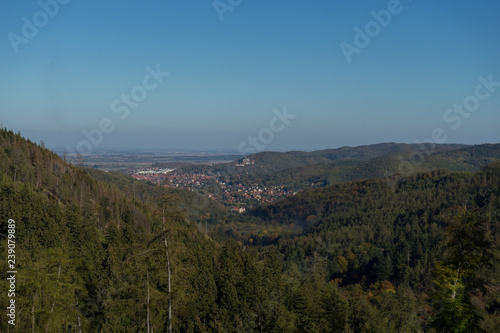 View to the german city Wernigerode photo