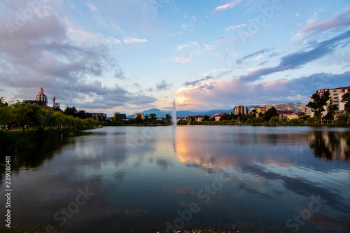 Lake in Batumi Central Park