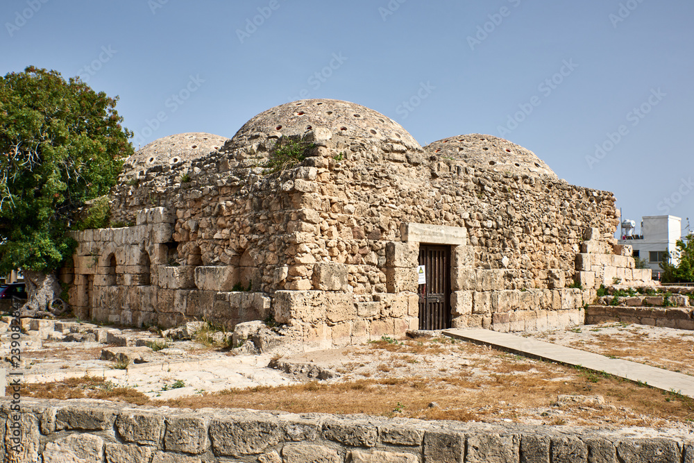 Cyprus. Pathos. Public baths of the Frankish period (1200 years)