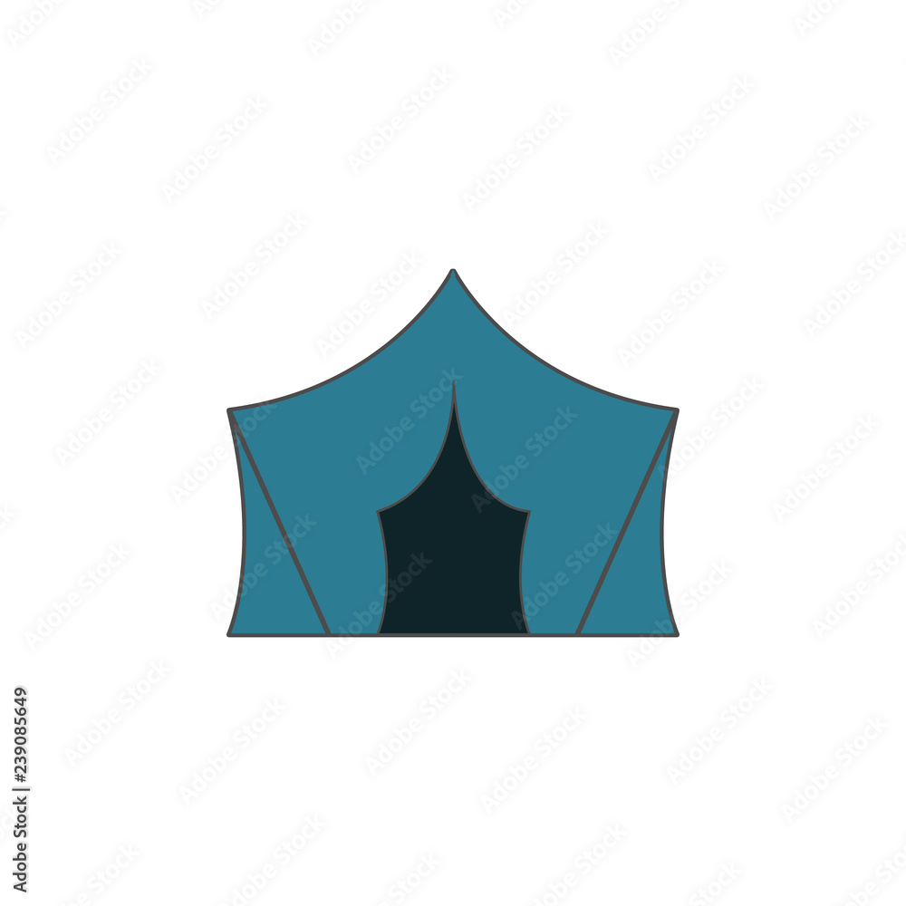 tent color icon tent color icon